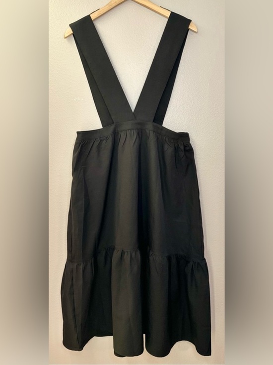 NWT - Hayden Los Angeles Tiered Pinafore Dress in Black - Size M - Picture 4 of 4